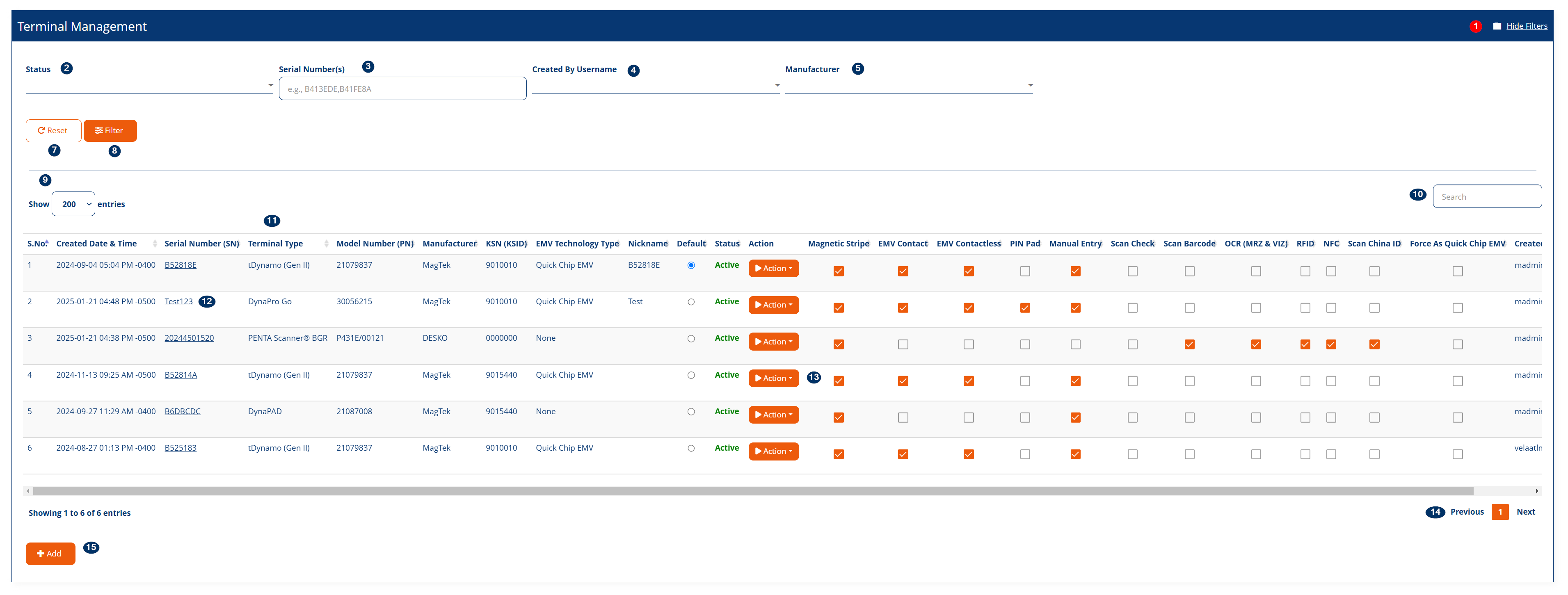 POS Terminal Management